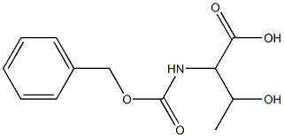 2-{[(benzyloxy)carbonyl]amino}-3-hydroxybutanoic acid Struktur