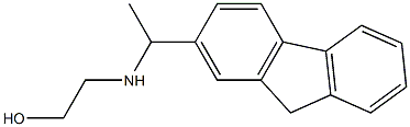 2-{[1-(9H-fluoren-2-yl)ethyl]amino}ethan-1-ol Struktur