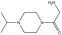 2-amino-1-[4-(propan-2-yl)piperazin-1-yl]ethan-1-one Struktur