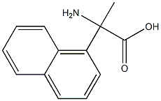 2-amino-2-(1-naphthyl)propanoic acid Struktur