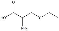 2-amino-3-(ethylthio)propanoic acid Struktur