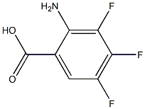 2-amino-3,4,5-trifluorobenzoic acid Struktur