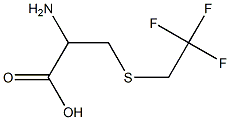 2-amino-3-[(2,2,2-trifluoroethyl)thio]propanoic acid Struktur