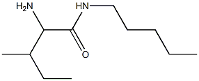 2-amino-3-methyl-N-pentylpentanamide Struktur