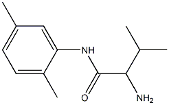 2-amino-N-(2,5-dimethylphenyl)-3-methylbutanamide Struktur