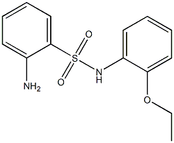 2-amino-N-(2-ethoxyphenyl)benzene-1-sulfonamide Struktur