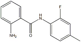 2-amino-N-(2-fluoro-4-methylphenyl)benzamide Struktur