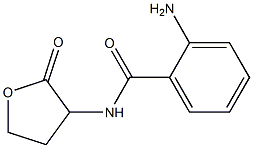 2-amino-N-(2-oxooxolan-3-yl)benzamide Struktur