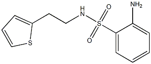 2-amino-N-(2-thien-2-ylethyl)benzenesulfonamide Struktur