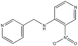 3-nitro-N-(pyridin-3-ylmethyl)pyridin-4-amine Struktur