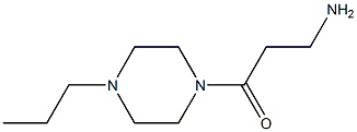 3-oxo-3-(4-propylpiperazin-1-yl)propan-1-amine Struktur