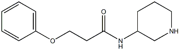 3-phenoxy-N-(piperidin-3-yl)propanamide Struktur