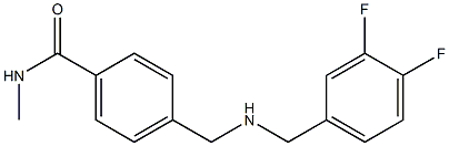 4-({[(3,4-difluorophenyl)methyl]amino}methyl)-N-methylbenzamide Struktur