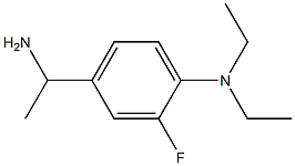 4-(1-aminoethyl)-N,N-diethyl-2-fluoroaniline Struktur