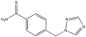 4-(1H-1,2,4-triazol-1-ylmethyl)benzenecarbothioamide Struktur