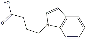 4-(1H-indol-1-yl)butanoic acid Struktur