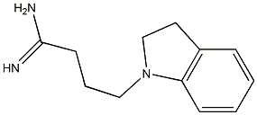 4-(2,3-dihydro-1H-indol-1-yl)butanimidamide Struktur