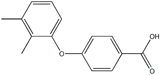 4-(2,3-dimethylphenoxy)benzoic acid Struktur