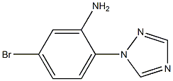 5-bromo-2-(1H-1,2,4-triazol-1-yl)aniline Struktur