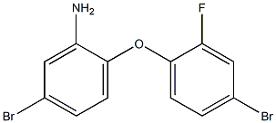 5-bromo-2-(4-bromo-2-fluorophenoxy)aniline Struktur