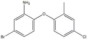 5-bromo-2-(4-chloro-2-methylphenoxy)aniline Struktur