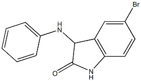 5-bromo-3-(phenylamino)-2,3-dihydro-1H-indol-2-one Struktur