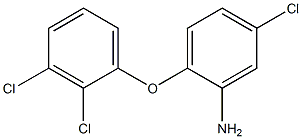 5-chloro-2-(2,3-dichlorophenoxy)aniline Struktur