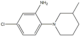 5-chloro-2-(3-methylpiperidin-1-yl)aniline Struktur