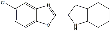 5-chloro-2-(octahydro-1H-indol-2-yl)-1,3-benzoxazole Struktur