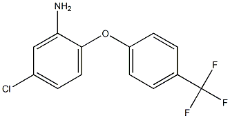 5-chloro-2-[4-(trifluoromethyl)phenoxy]aniline Struktur