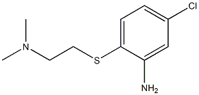 5-chloro-2-{[2-(dimethylamino)ethyl]sulfanyl}aniline Struktur