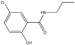 5-chloro-2-hydroxy-N-propylbenzamide Struktur