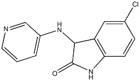 5-chloro-3-(pyridin-3-ylamino)-2,3-dihydro-1H-indol-2-one Struktur