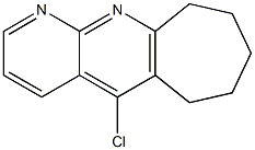 5-chloro-6H,7H,8H,9H,10H-cyclohepta[b]1,8-naphthyridine Struktur