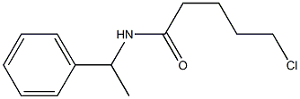 5-chloro-N-(1-phenylethyl)pentanamide Struktur