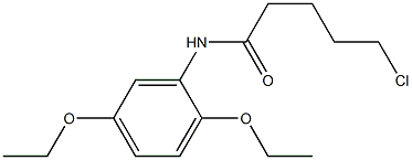 5-chloro-N-(2,5-diethoxyphenyl)pentanamide Struktur