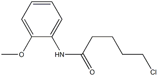 5-chloro-N-(2-methoxyphenyl)pentanamide Struktur