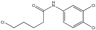 5-chloro-N-(3,4-dichlorophenyl)pentanamide Struktur