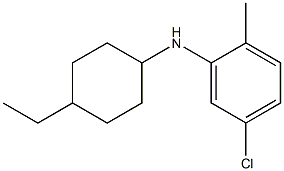 5-chloro-N-(4-ethylcyclohexyl)-2-methylaniline Struktur