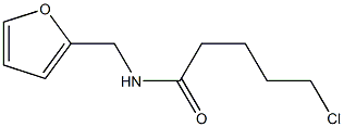 5-chloro-N-(furan-2-ylmethyl)pentanamide Struktur