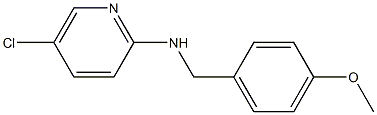 5-chloro-N-[(4-methoxyphenyl)methyl]pyridin-2-amine Struktur