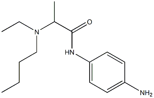 N-(4-aminophenyl)-2-[butyl(ethyl)amino]propanamide Struktur