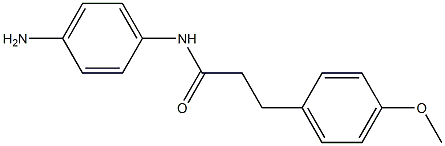 N-(4-aminophenyl)-3-(4-methoxyphenyl)propanamide Struktur