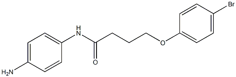 N-(4-aminophenyl)-4-(4-bromophenoxy)butanamide Struktur