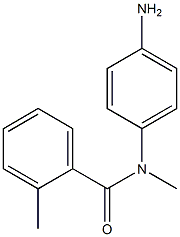 N-(4-aminophenyl)-N,2-dimethylbenzamide Struktur