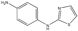 N-(4-aminophenyl)-N-1,3-thiazol-2-ylamine Struktur