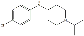 N-(4-chlorophenyl)-1-(propan-2-yl)piperidin-4-amine Struktur