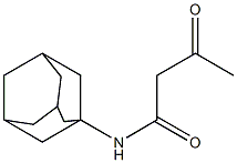 N-(adamantan-1-yl)-3-oxobutanamide Struktur