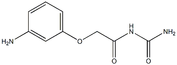 N-(aminocarbonyl)-2-(3-aminophenoxy)acetamide Struktur