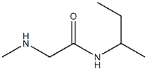 N-(butan-2-yl)-2-(methylamino)acetamide Struktur